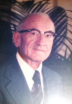 Elmer Scherrer, Co-Founder of Scherrer Construction in 1928 in Wisconsin. 
