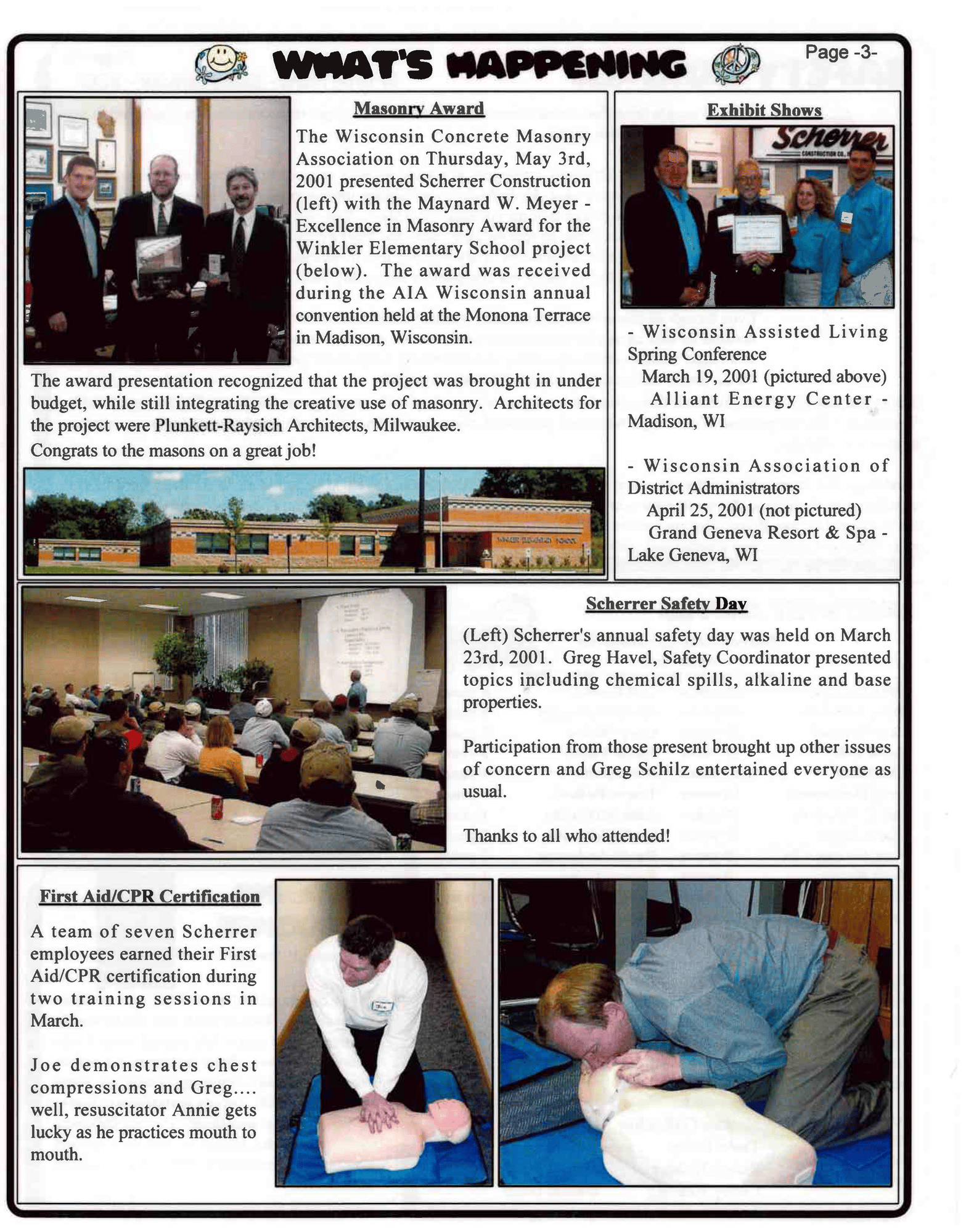 Summer 2001 Scherrer the News 3