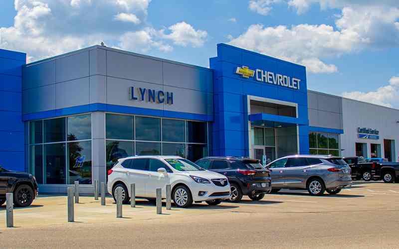 Lynch Mukwonago car dealership - a commercial construction project designed and built by Scherrer Construction in central Wisconsin. 
