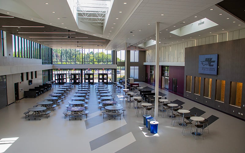 Westosha school construction - commons