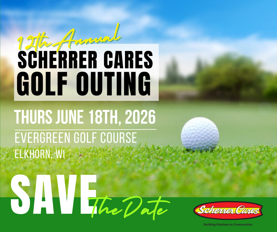 SAVE THE DATE 2026 Scherrer Cares Golf Outing SAVE THE DATE 2026 Scherrer Cares Golf Outing