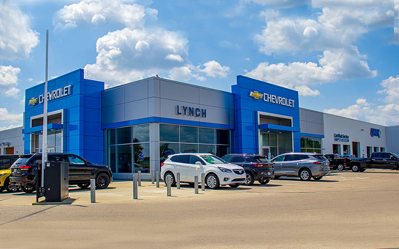 Commercial construction of Lynch car dealership