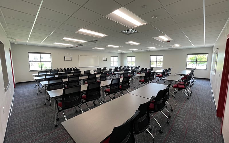 Fire station construction and design training room