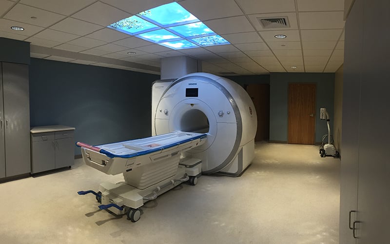 Healthcare facility design and construction for Aurora - MRI room