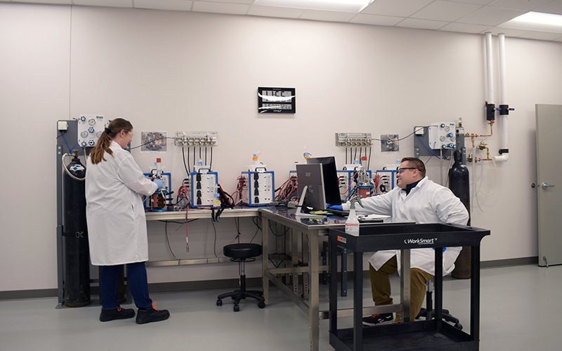 Industrial building construction - laboratory