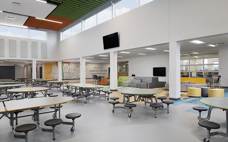 School design - commons construction