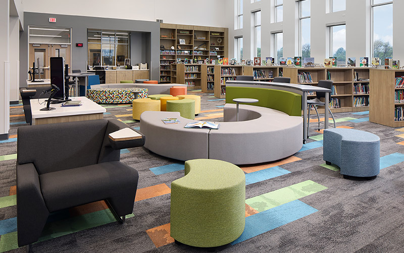 School design - library construction