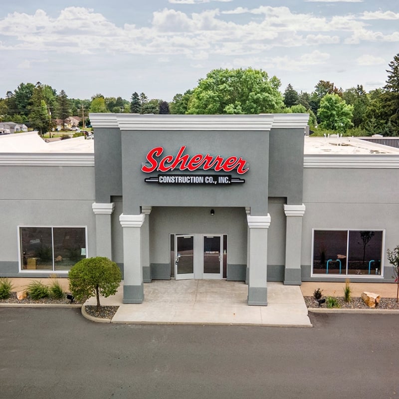 The Scherrer Construction Wausau office in Wausau, Wisconsin. 