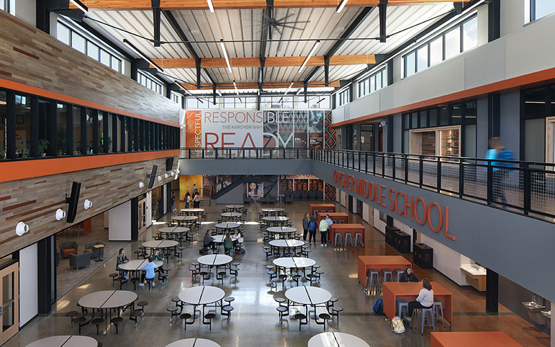 School design and construction - commons