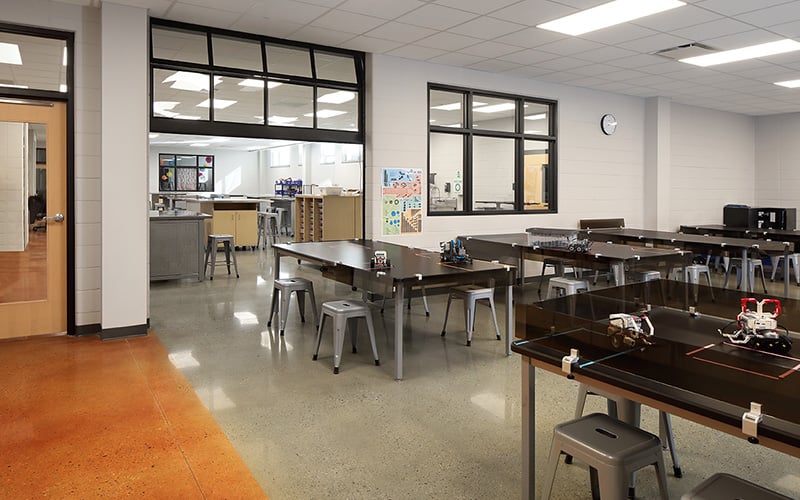 School design and construction - classroom